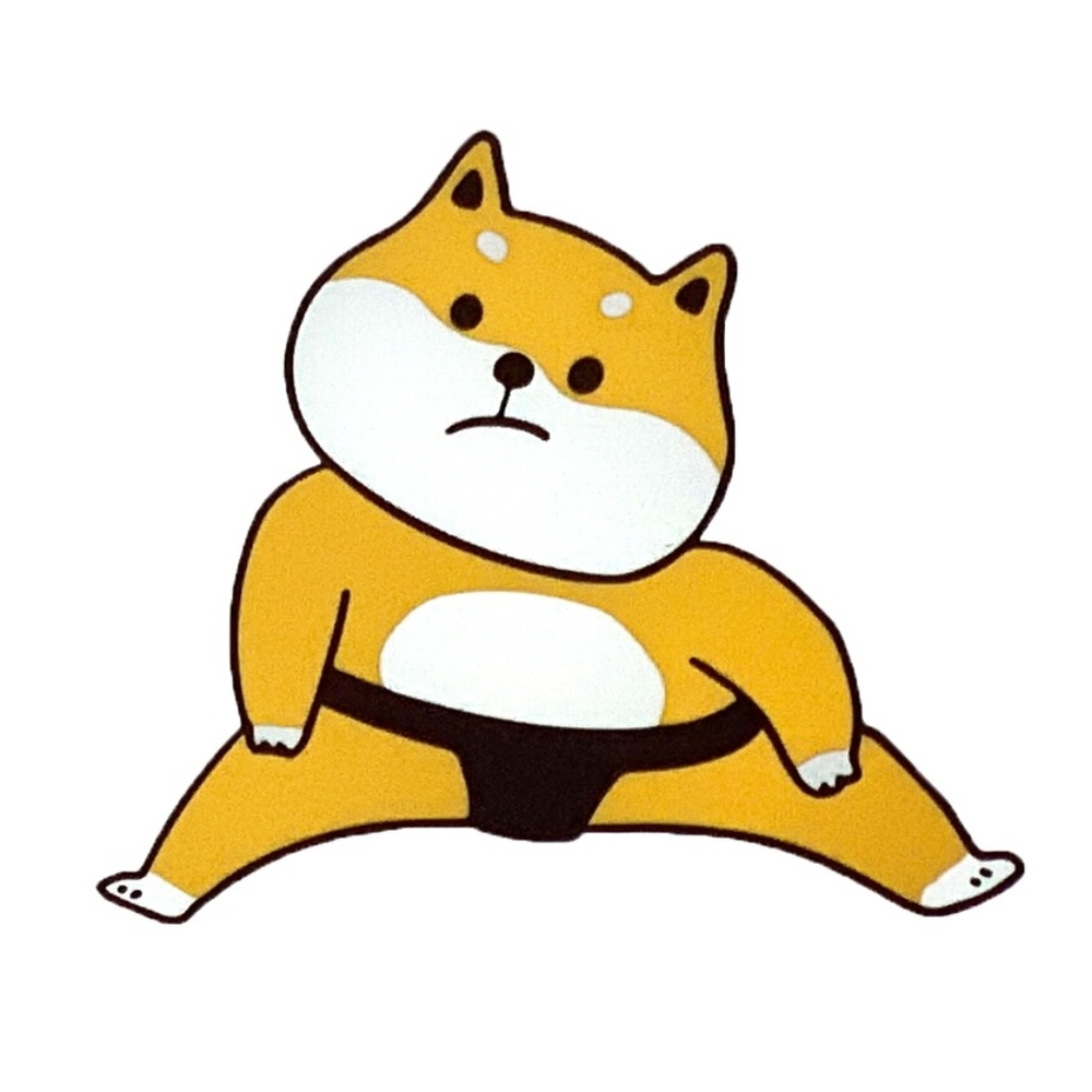 Waterproof Shiba Inu Sticker Decal Die Cut